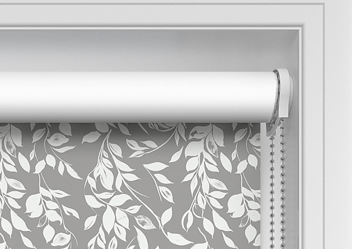 Hanging Greenery, Grey - Twist&Fit Roller Blind - Image 11